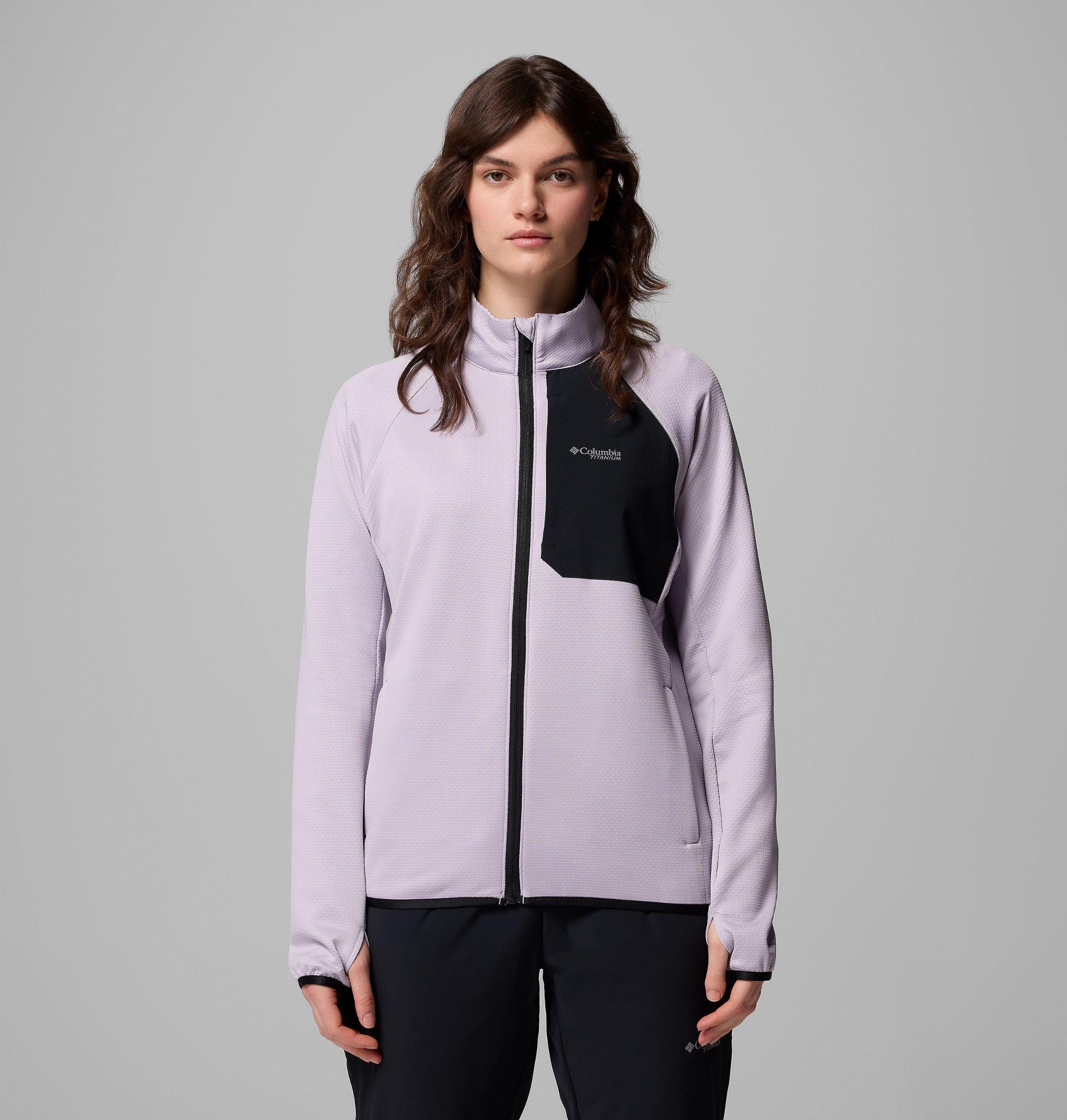 Columbia Womens Triple Canyon Grid Fleece Full Zip Jacket- Product Image