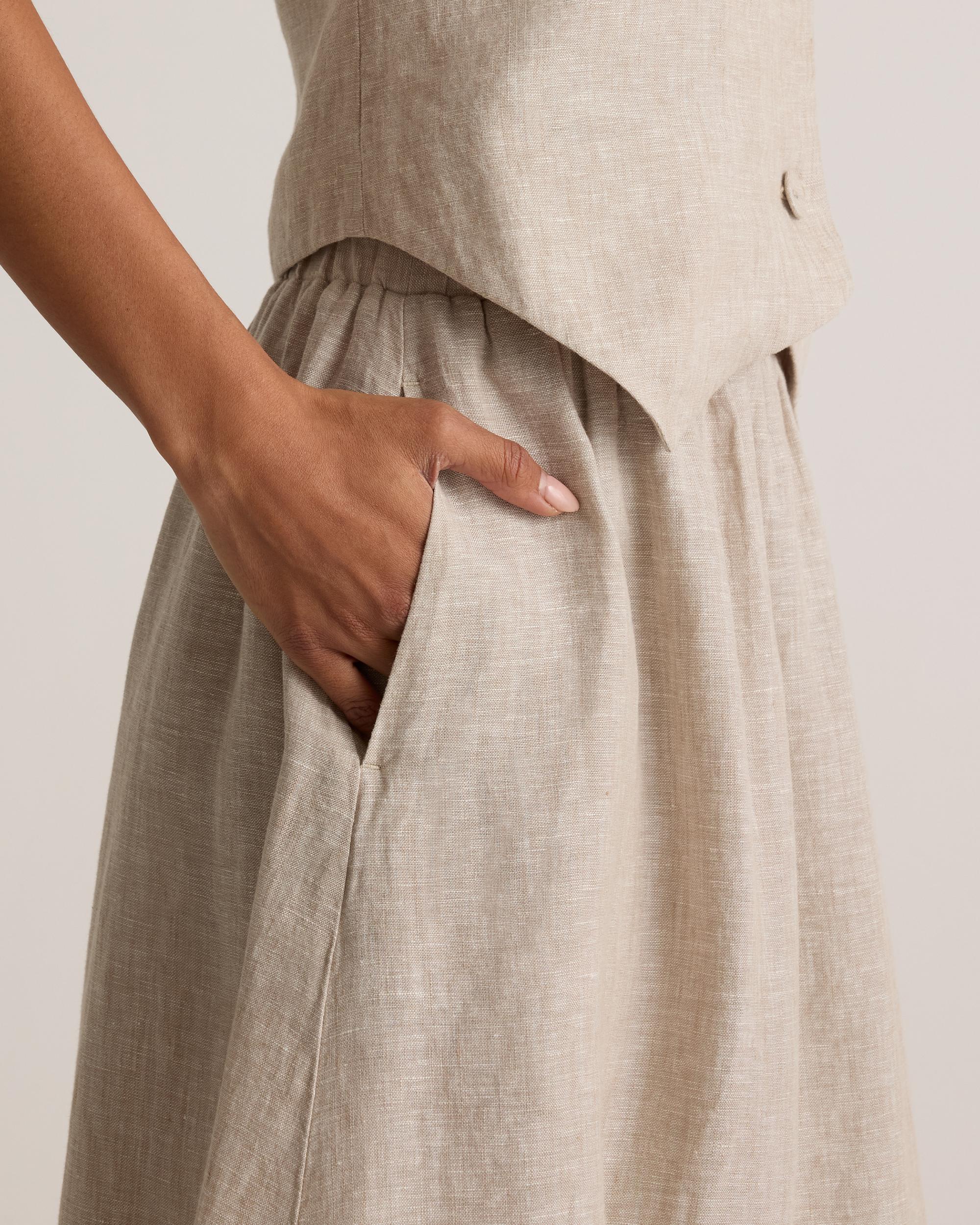 Quince | Women's 100% European Linen Maxi Skirt Product Image