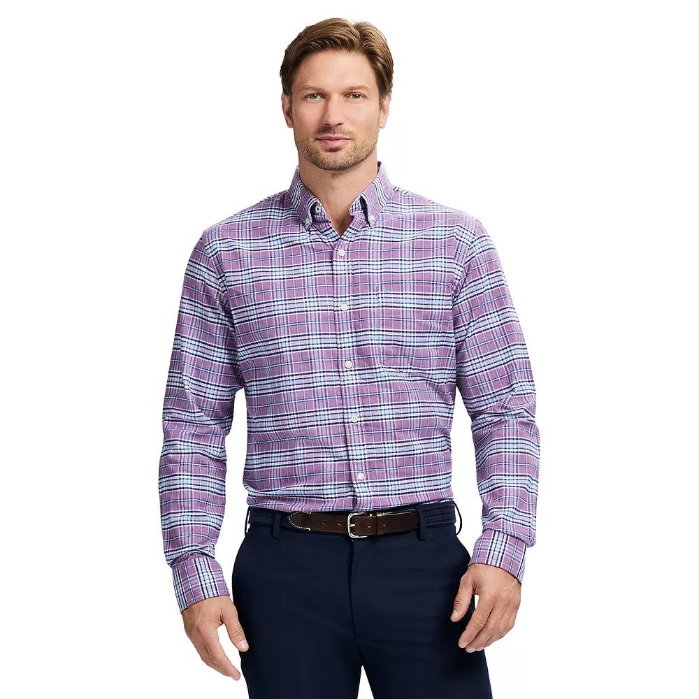 Men's IZOD Oxford Woven Long Sleeve Button-Down Shirt,  Product Image