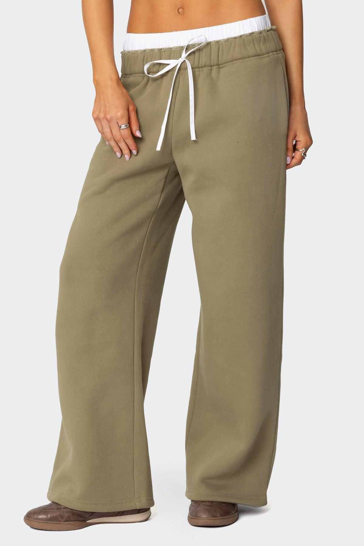 Drawstring Boxer Detail Sweatpants Product Image