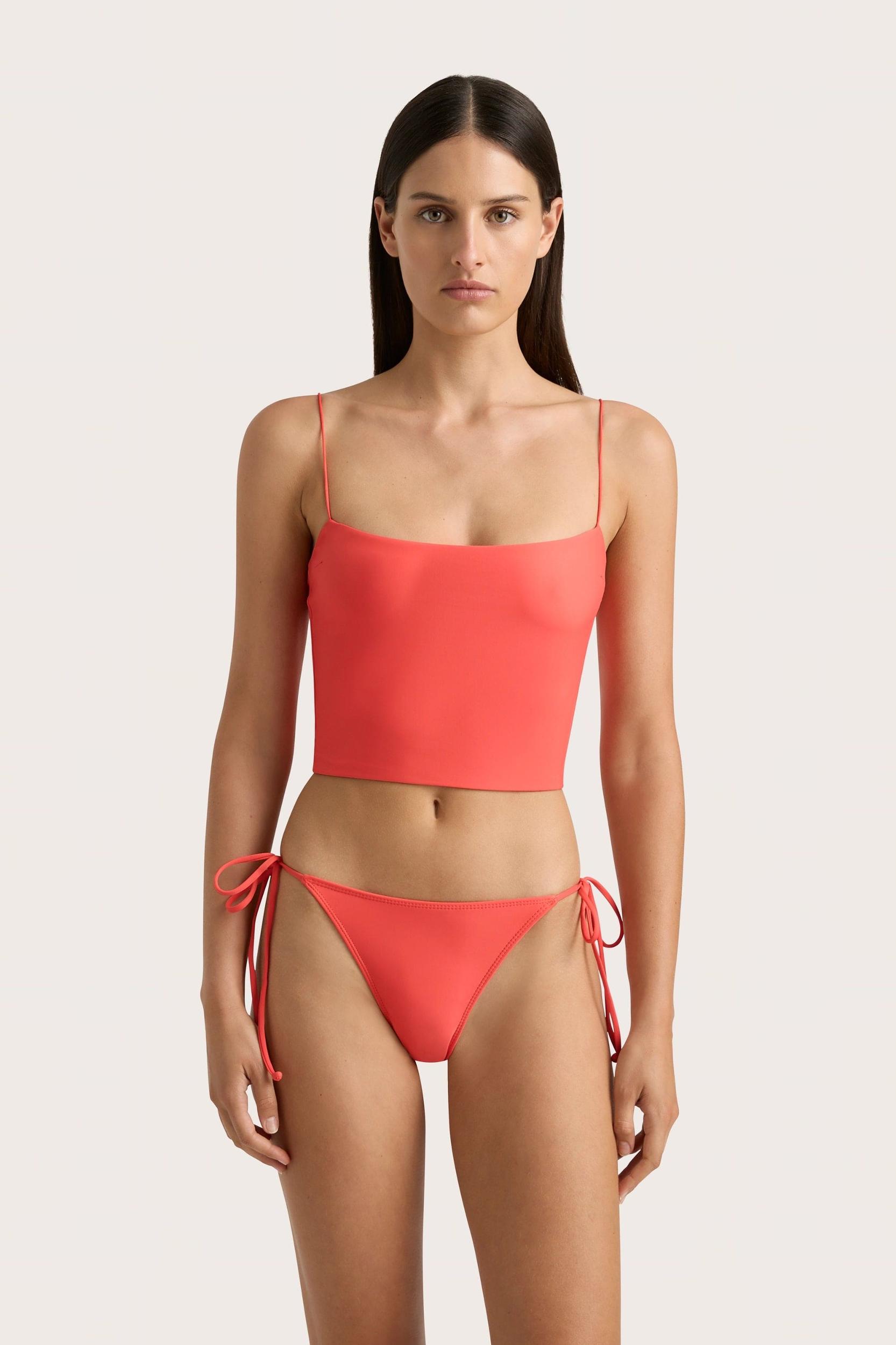 Sol Bikini Top Vermillion - Final Sale Product Image