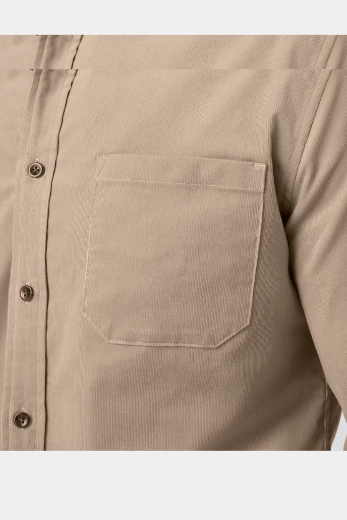 Jackson Corduroy Shirt - Khaki Solid Product Image