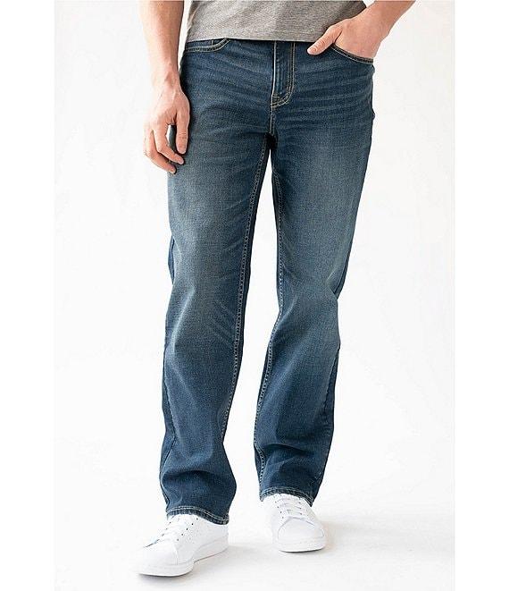 Devil-Dog Dungarees Men's New River Performance Stretch Relaxed Fit Straight Denim Jeans Product Image