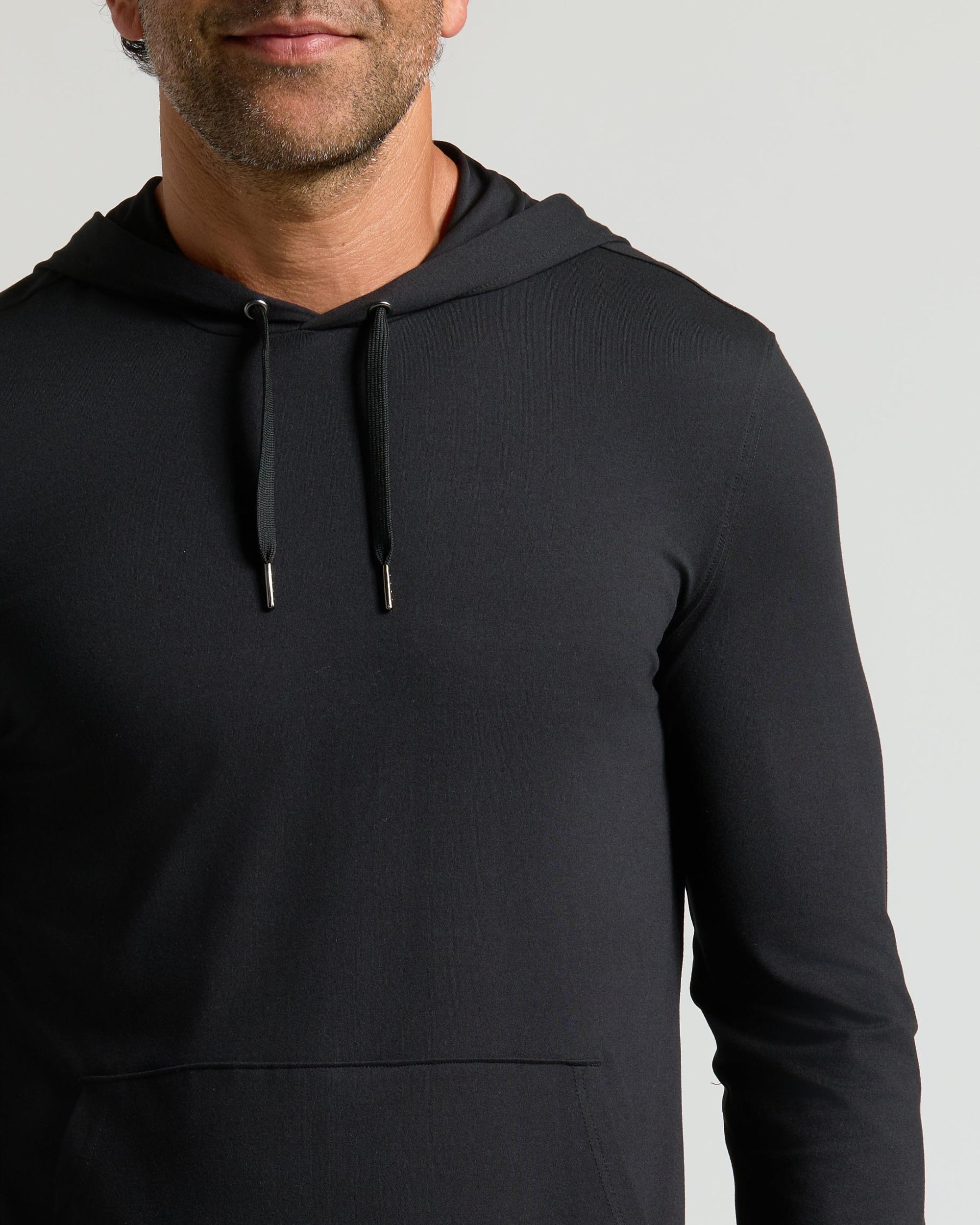 Black Active Comfort Pullover Hoodie Product Image