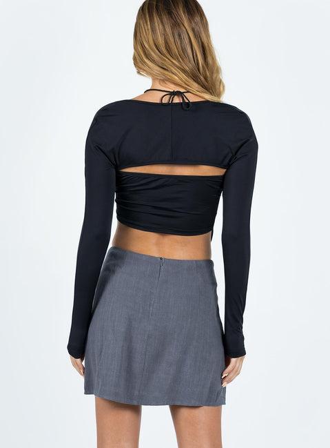 Selby Mini Skirt Grey Product Image