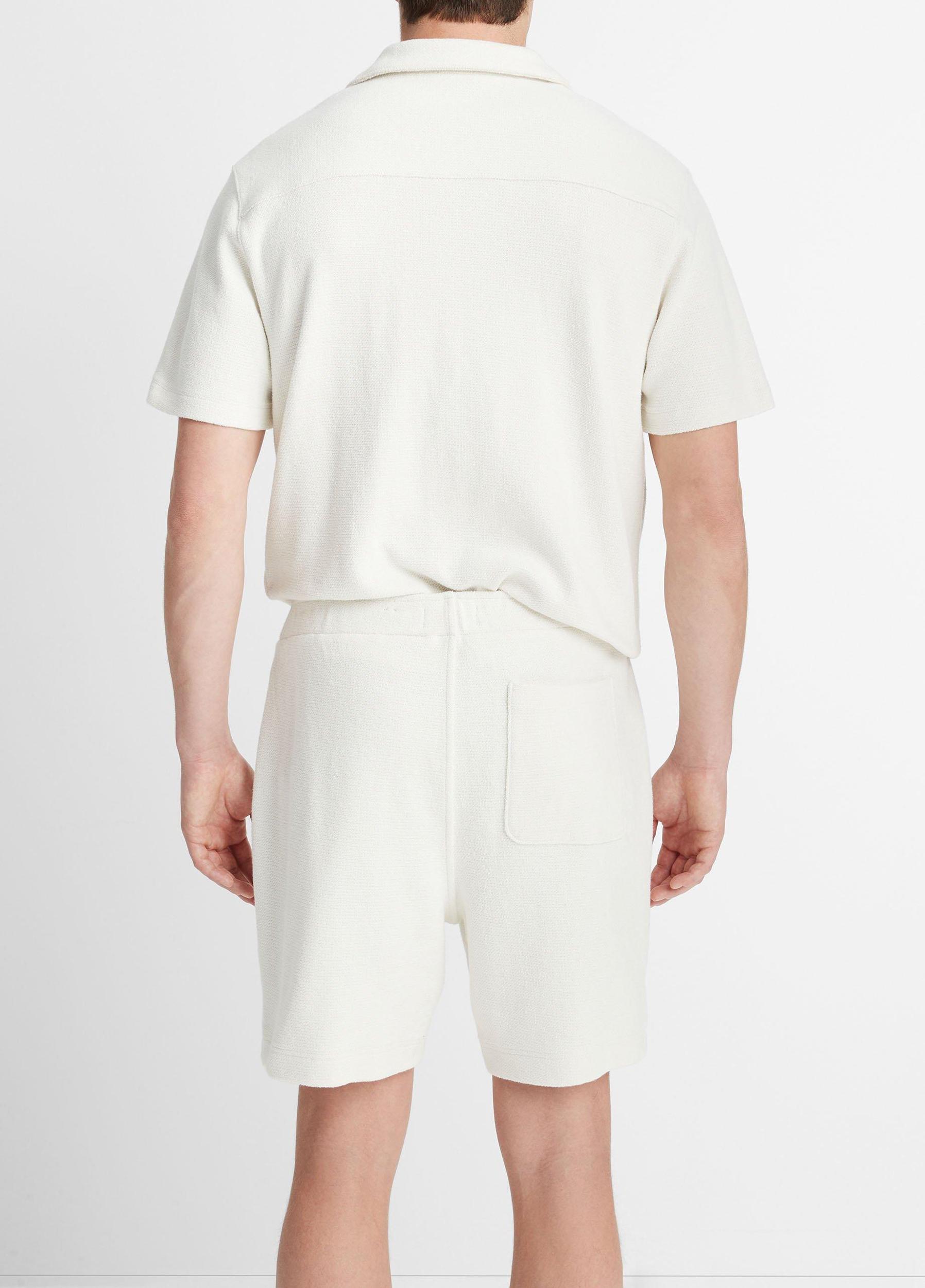 Mens Cotton Boucl Pull-On Short Vince Product Image