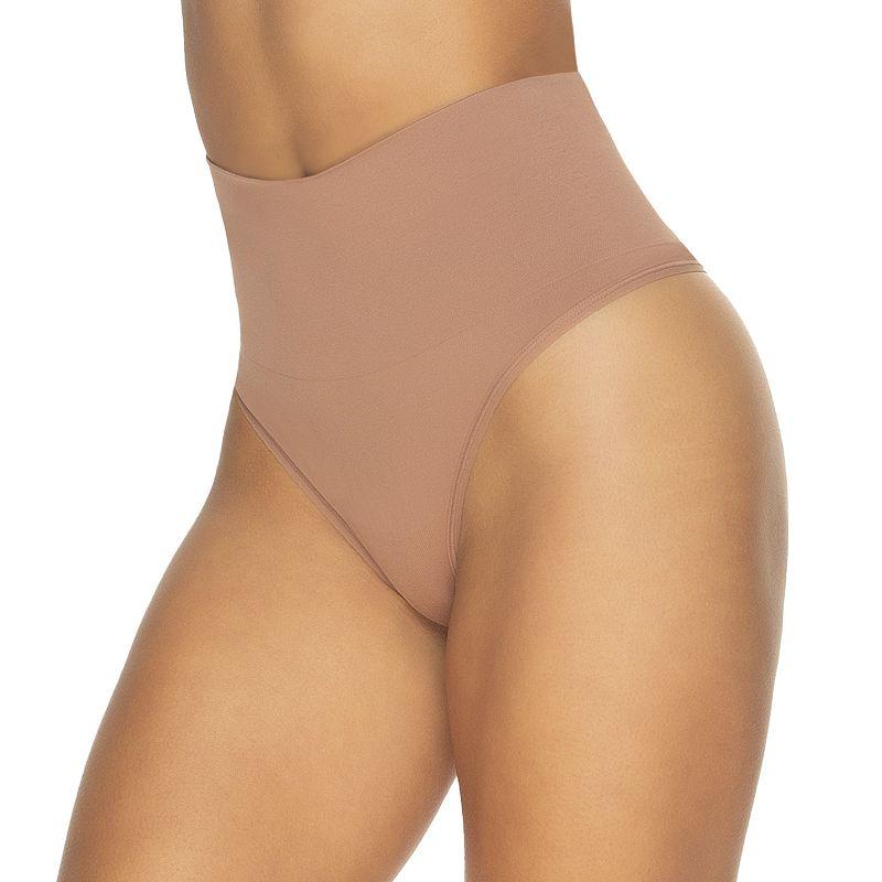 Women's Jezebel Fusion Waist Shaping Thong Panty 4198P1,  Product Image