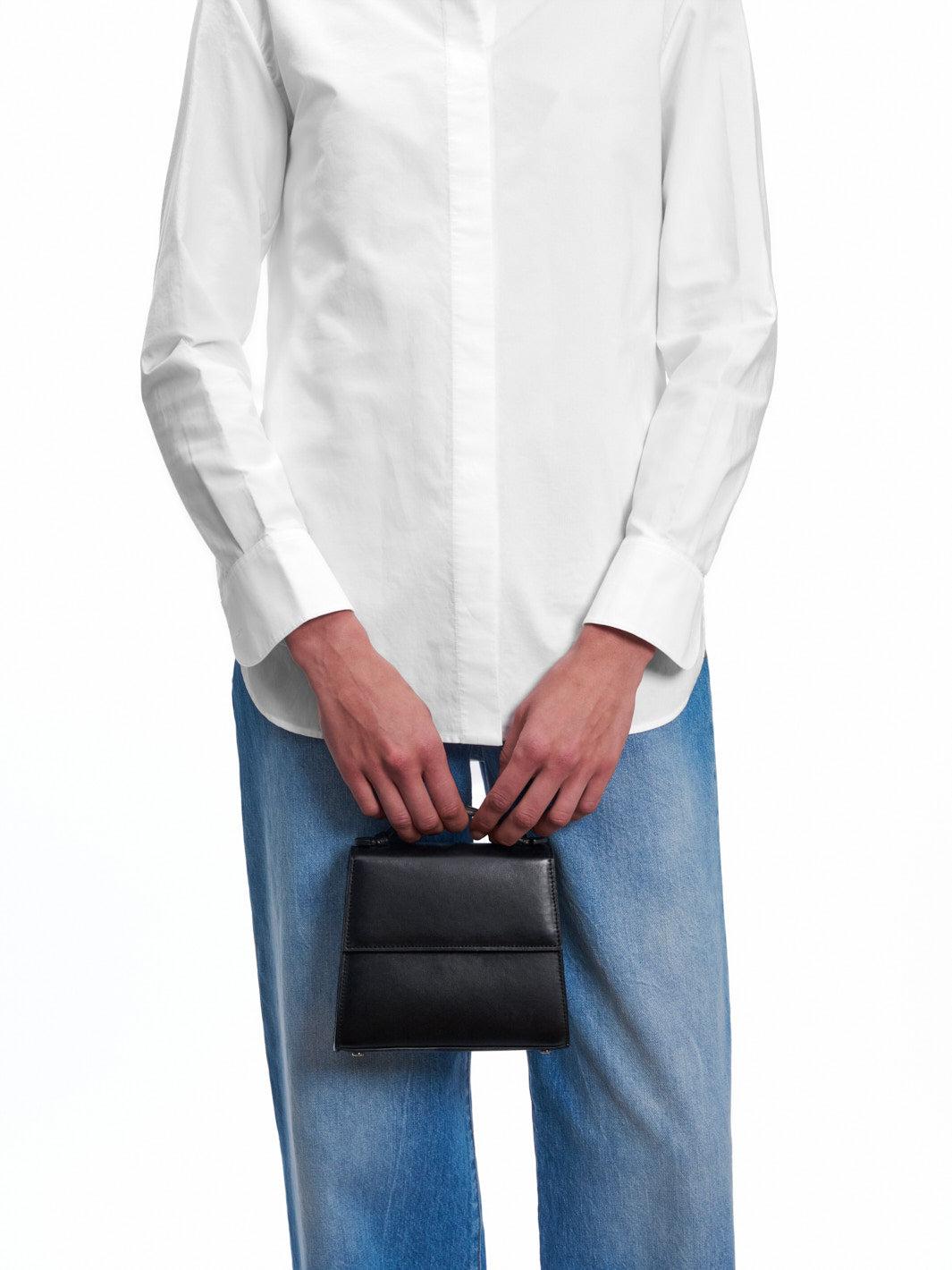 The Small Top Handle in Nappa Product Image