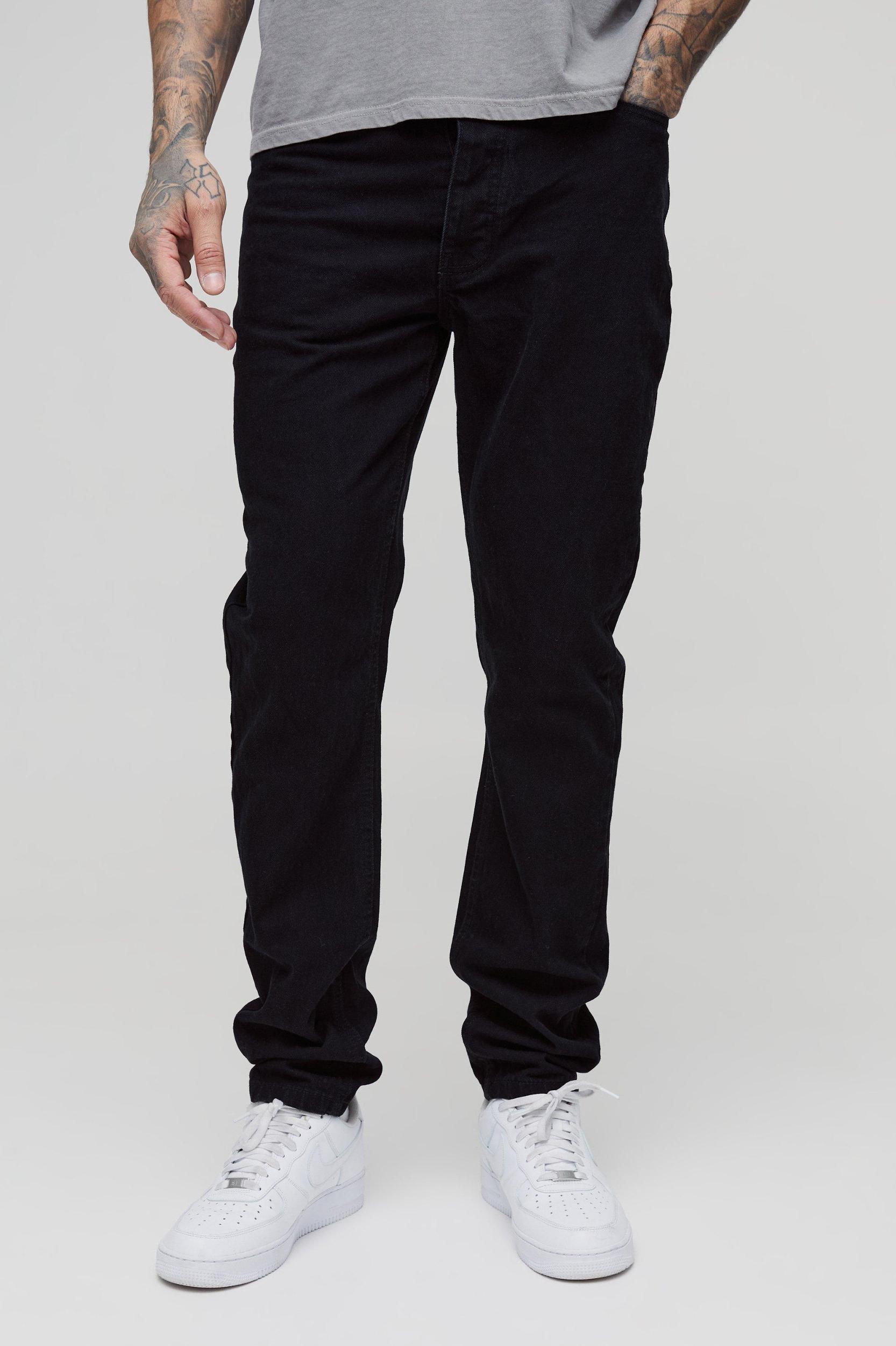 Tall Slim Rigid Jeans | boohooMAN USA Product Image