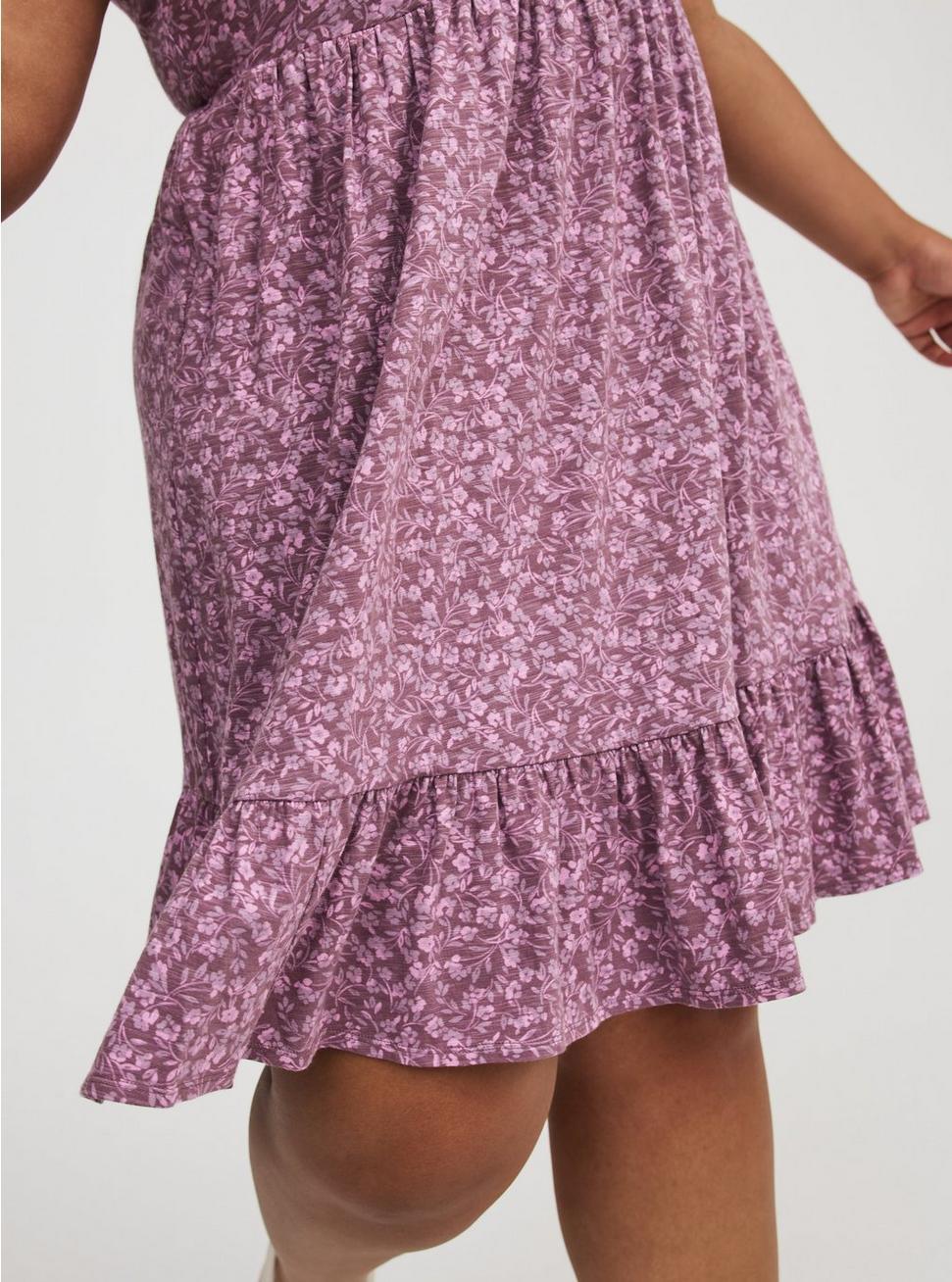 Double Ruffle Sleeve Mini Dress Product Image