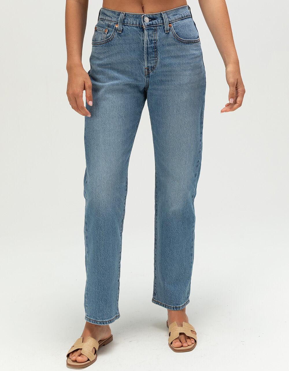 LEVI'S Premium 501 Curve Womens Jeans - Lucid Dream - MED BLAST Product Image