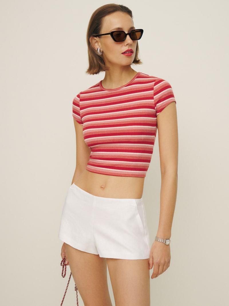 June Low Rise Linen Short Product Image