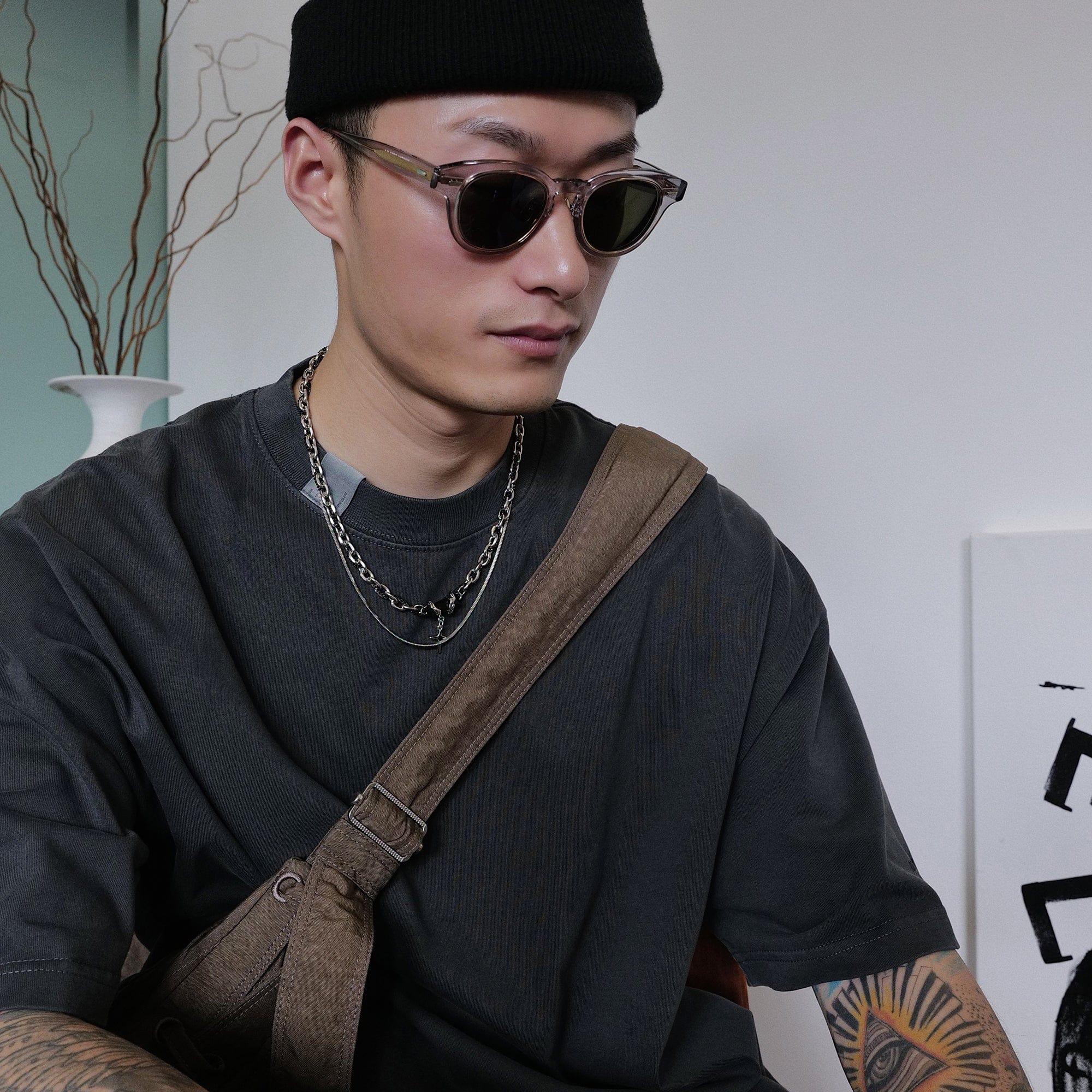 STAR PENDANT BLACK GEM MULTI-CHAIN NECKLACE Product Image