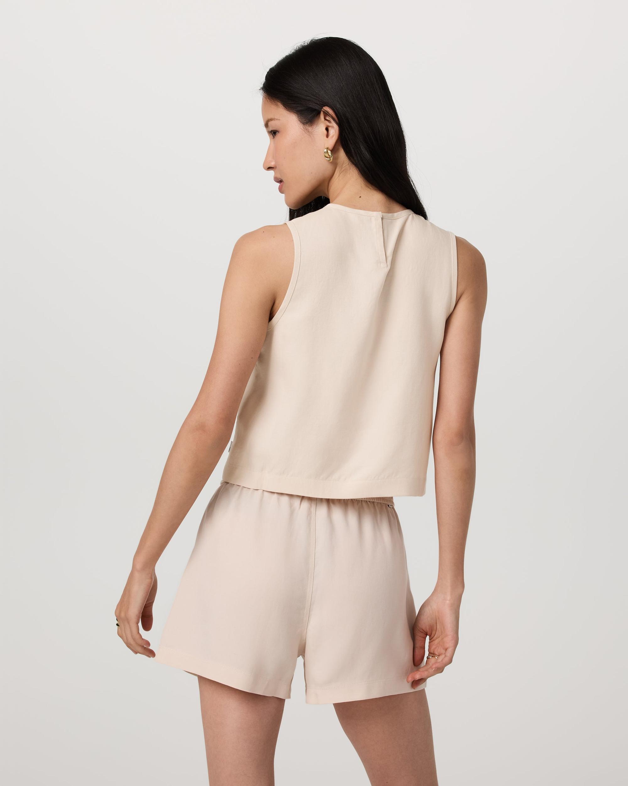 Trestles Twill Crop Tank Product Image