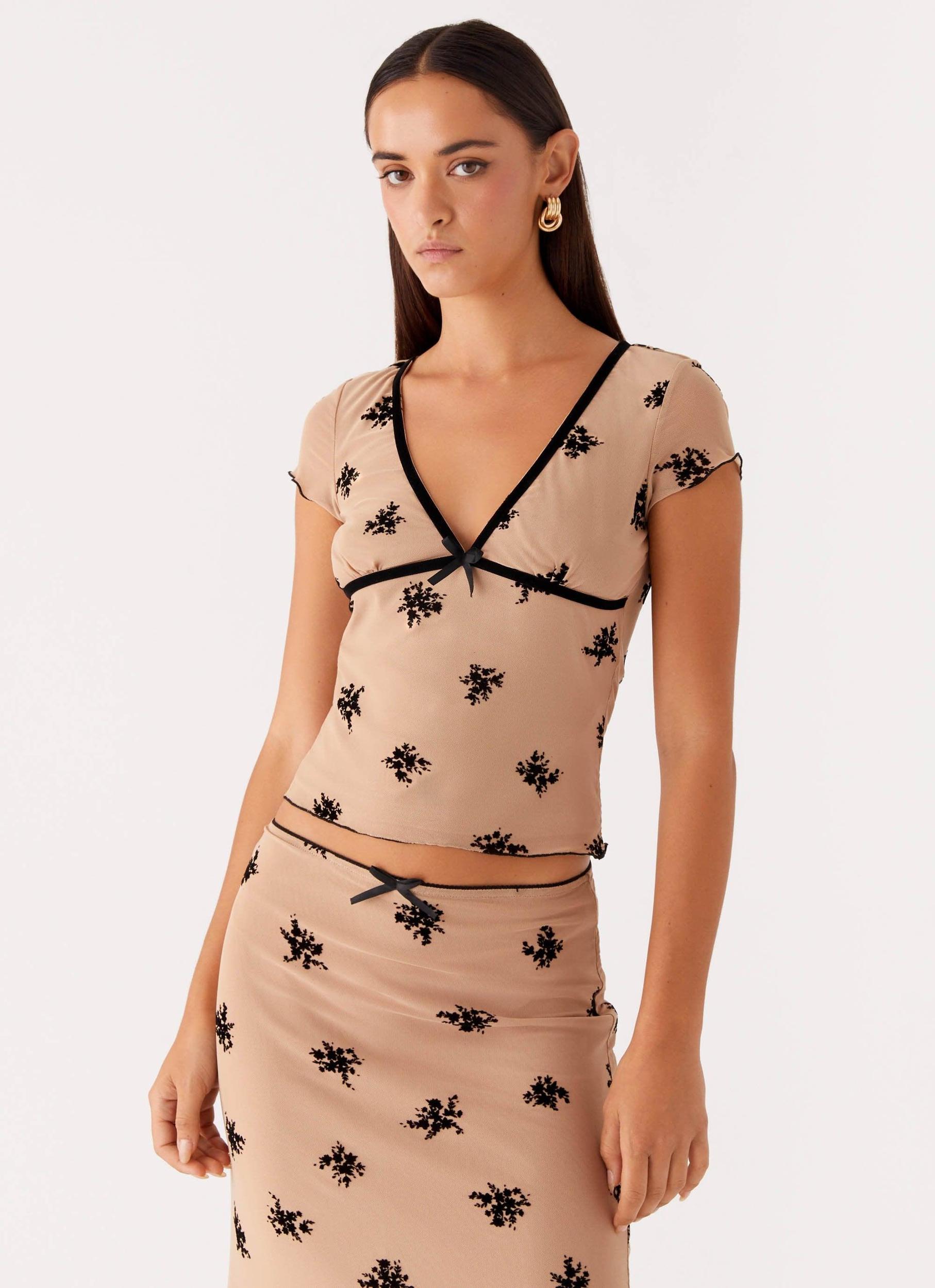 Rocca Top - Nude Product Image