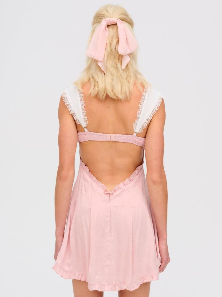 Holland Mini Dress — Pink Product Image