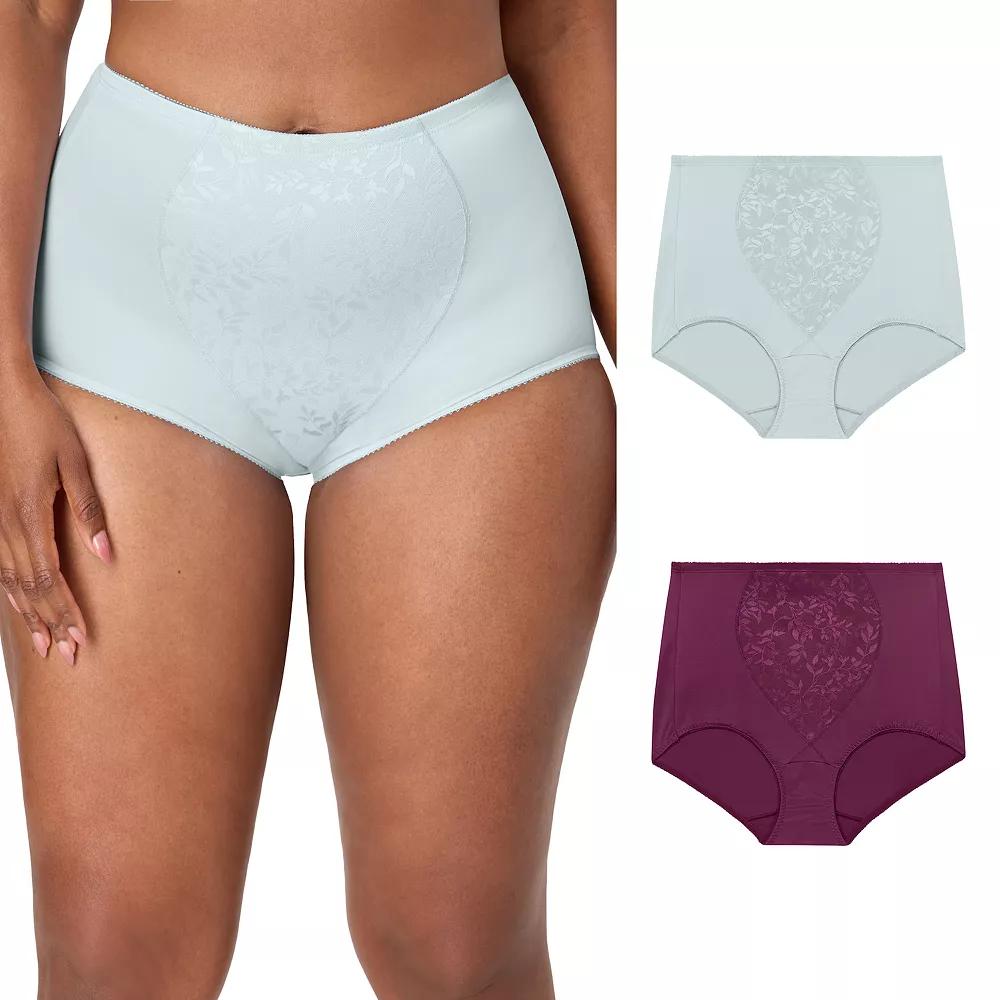 Bali 2-Pack Firm Control Tummy Panel Shaping Brief Panty X710, Women's,  Product Image
