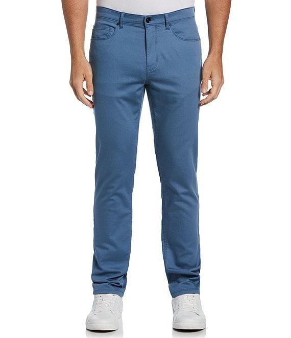 Perry Ellis Slim Fit Stretch Anywhere 5-Pocket Pants Product Image
