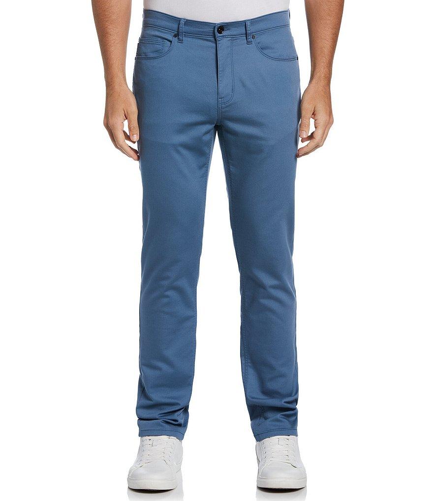 Perry Ellis Slim Fit Stretch Anywhere 5-Pocket Pants Product Image