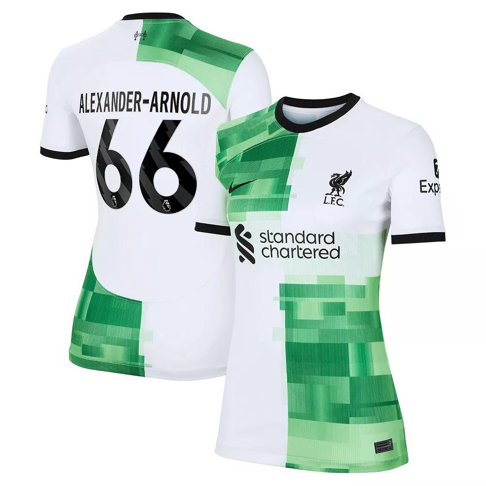 Women's Nike Trent Alexander-Arnold White Liverpool 2023/24 Away Replica Player Jersey, Size: Medium, Lvp White Product Image