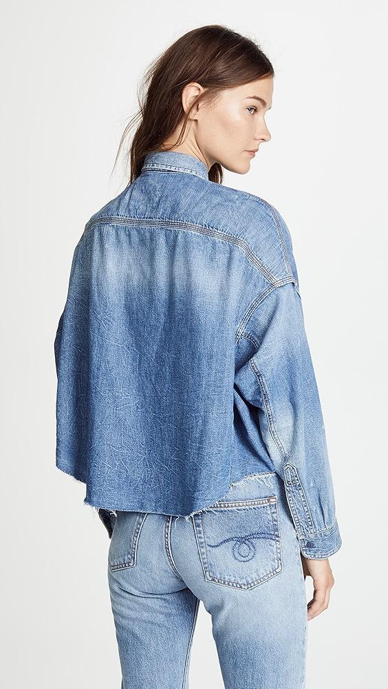 R13 Cropped Denim Shirt | Shopbop Product Image