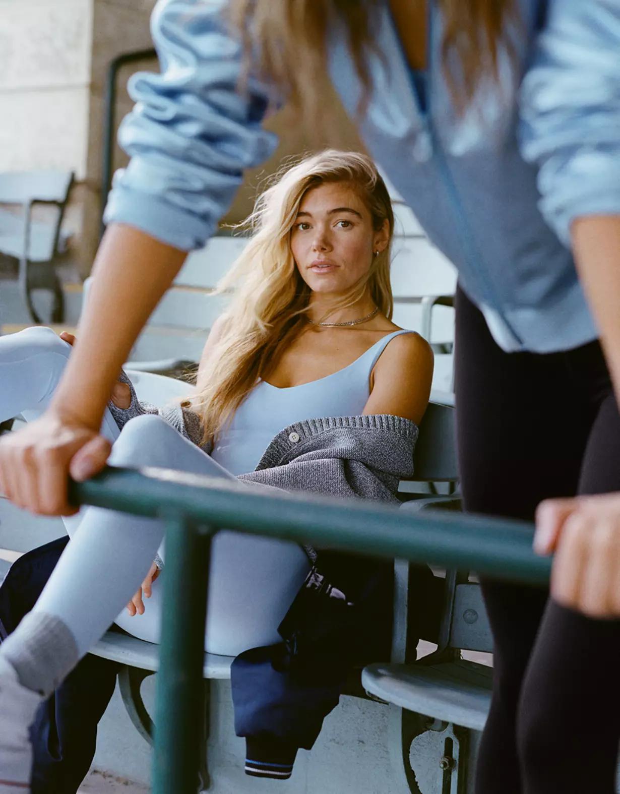 OFFLINE By Aerie Real Me Low Key Longline Sports Bra Product Image