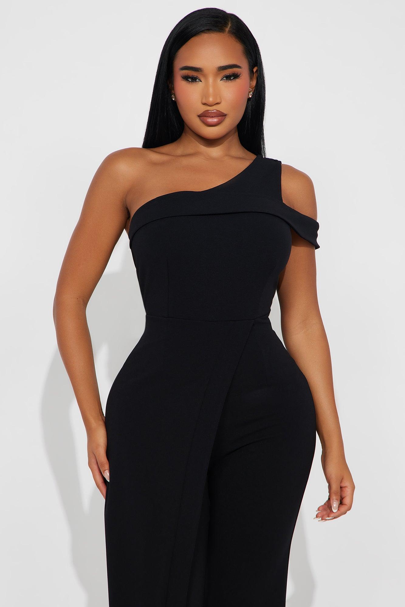 Melissa On Shoulder Jumpsuit - Black Female Product Image