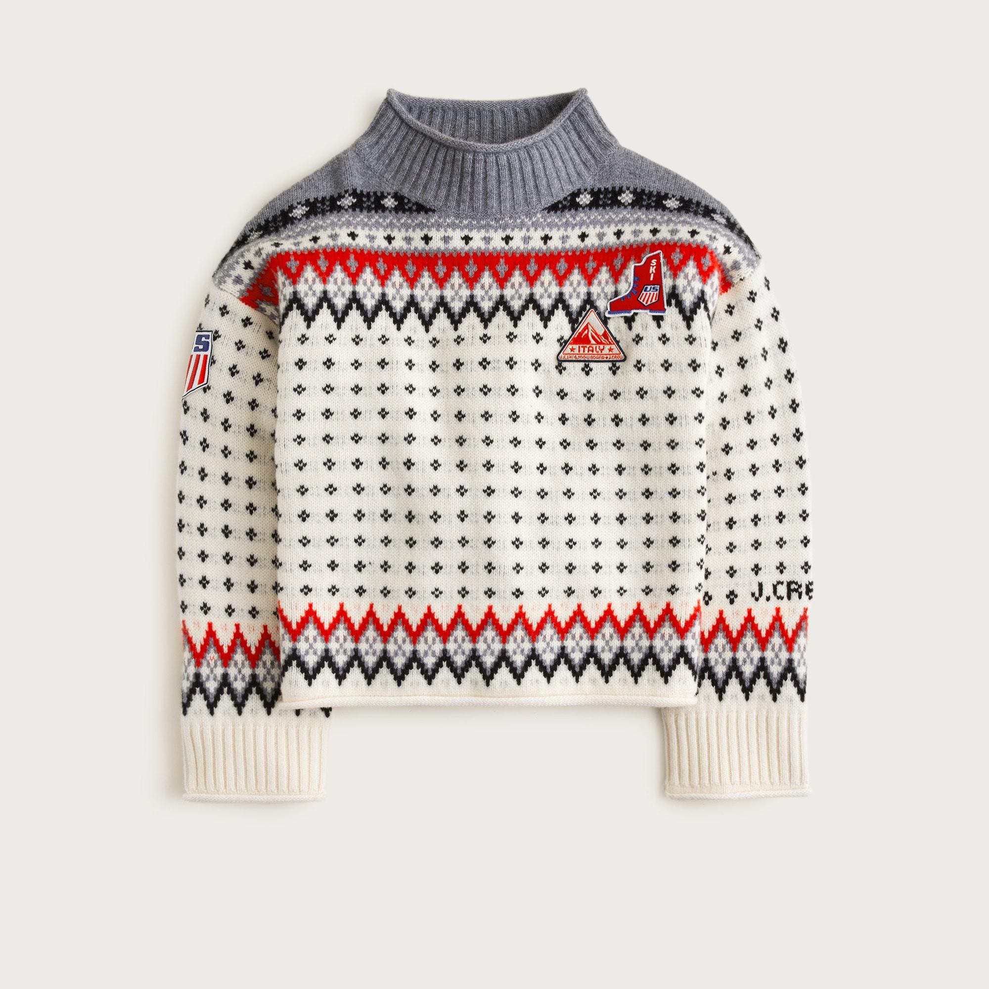 U.S. Ski & Snowboard by J.Crew Fair Isle Rollneck™ sweater in vintage wool Product Image