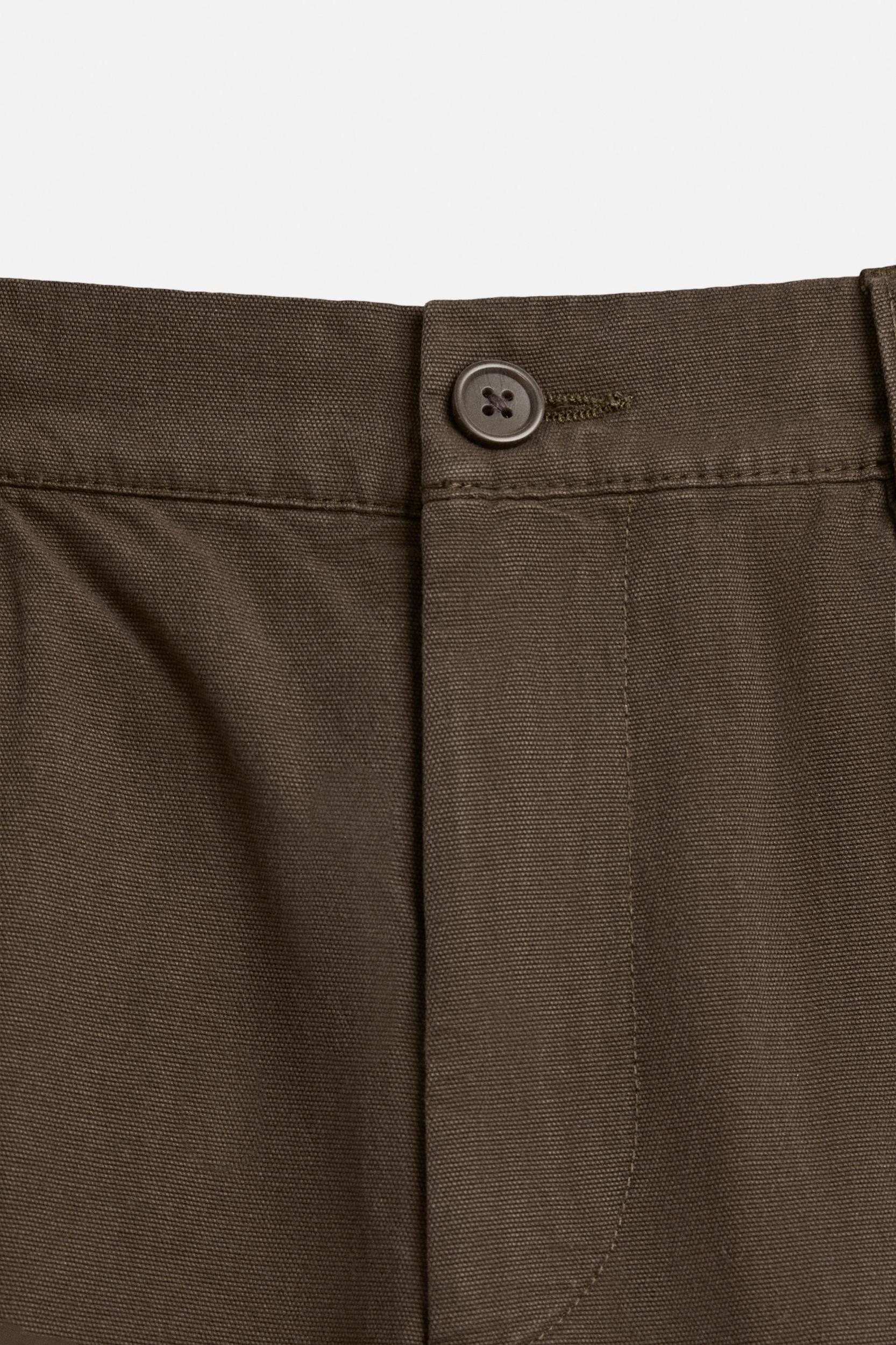 WASHED CANVAS PANTS Product Image