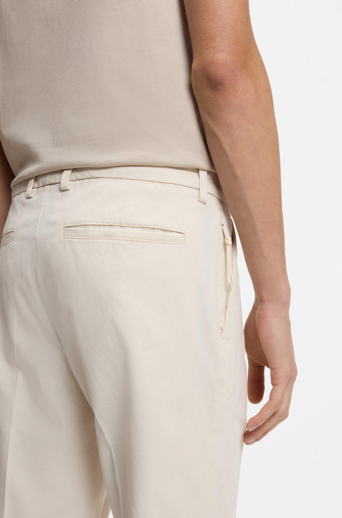 Slim-fit pants in a stretch-cotton blend Product Image