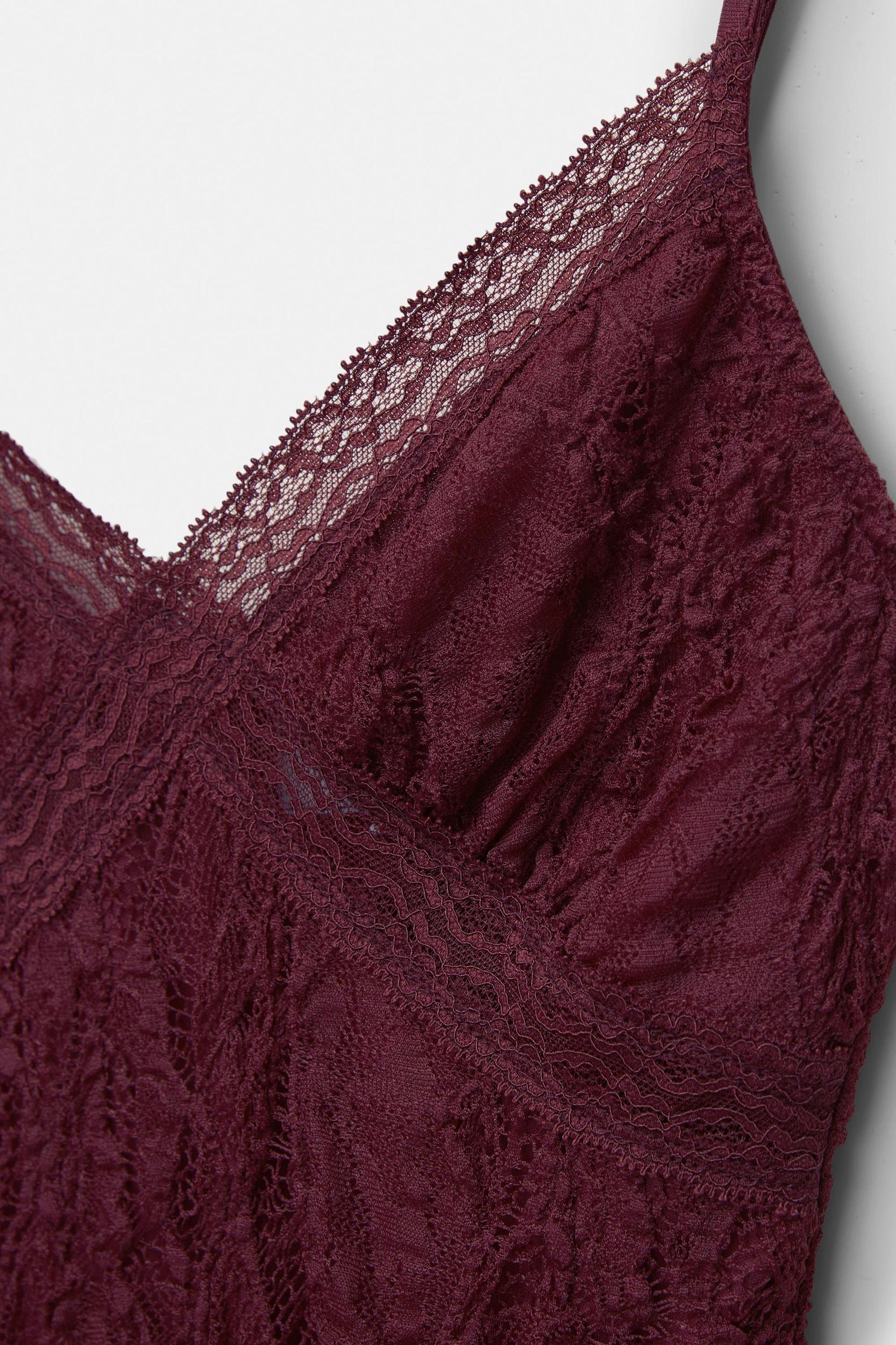 Short asymmetric lace dress Product Image