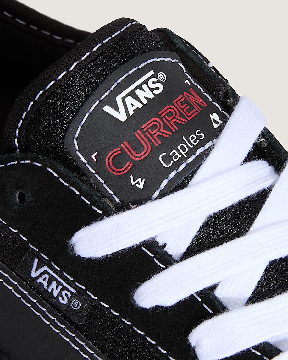 Skate Curren Caples Gum Shoe in Black / White| Vans US Product Image