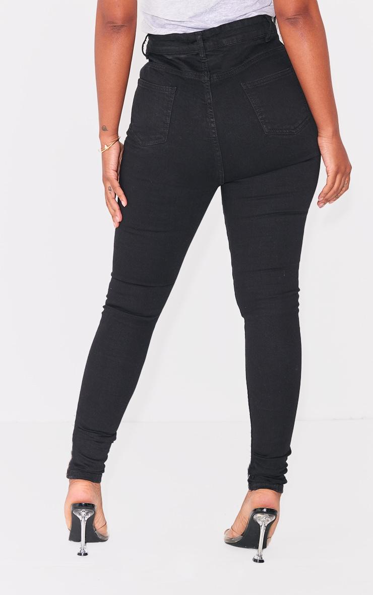 Shape Black Disco Skinny Jeans Product Image