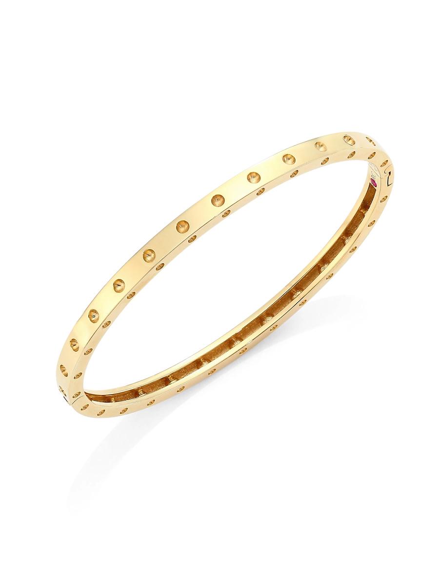 Pois Moi 18K Yellow Gold Oval Bangle Bracelet Product Image