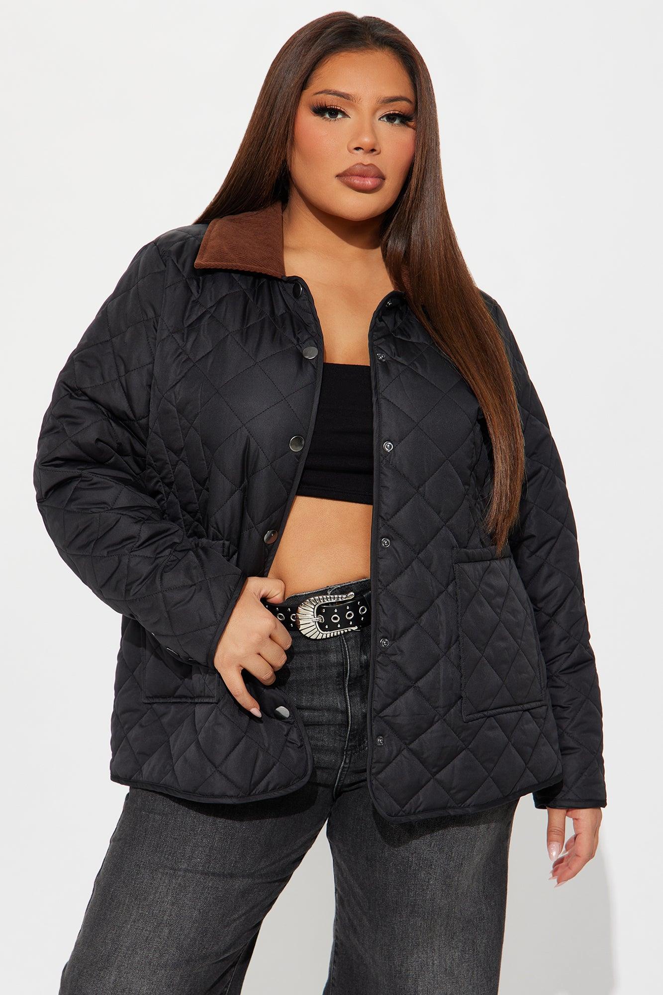 Jasmine Quilted Jacket - Black Female Product Image