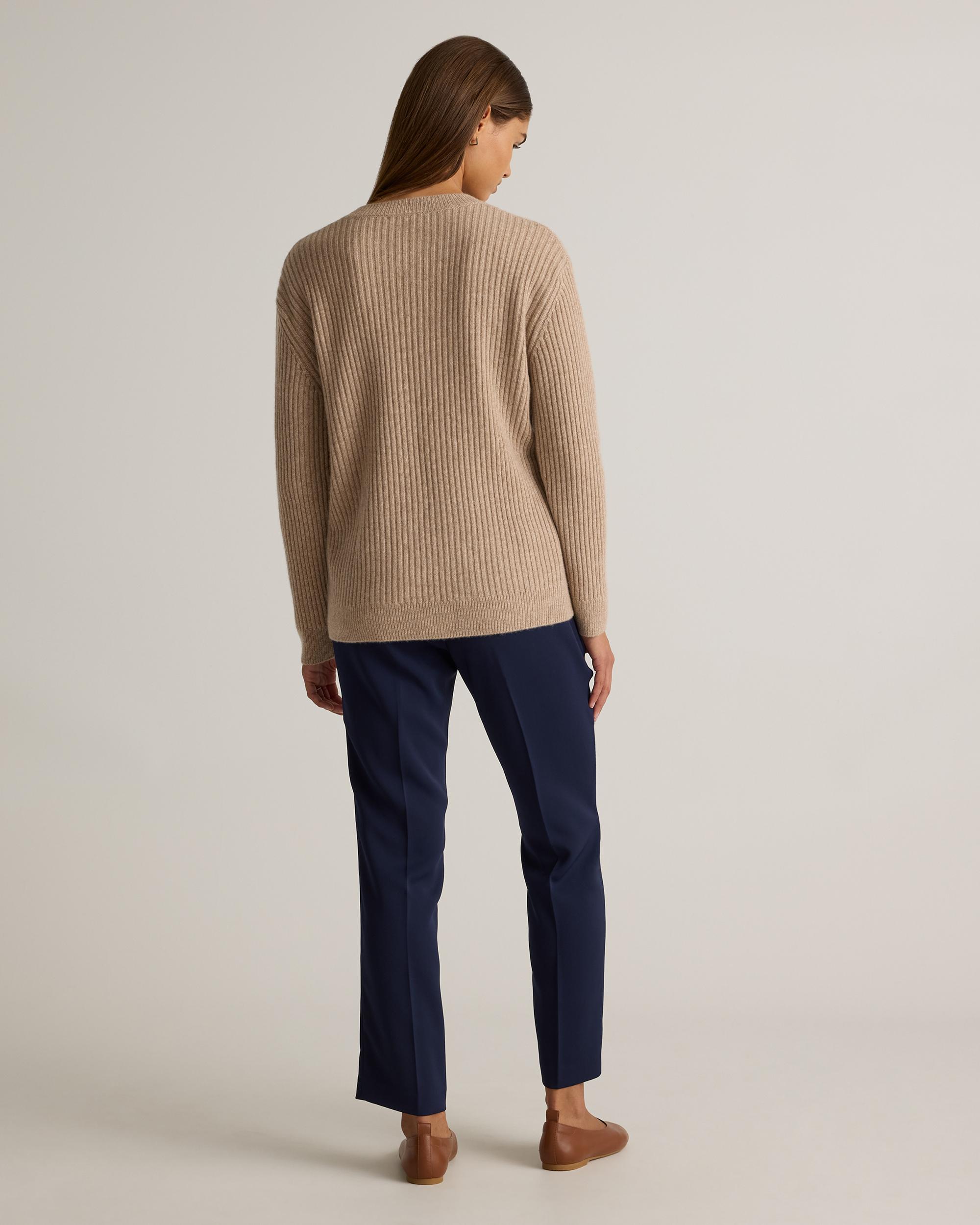 Quince | Women's Stretch Crepe Ankle Pants Recycled Polyester Product Image