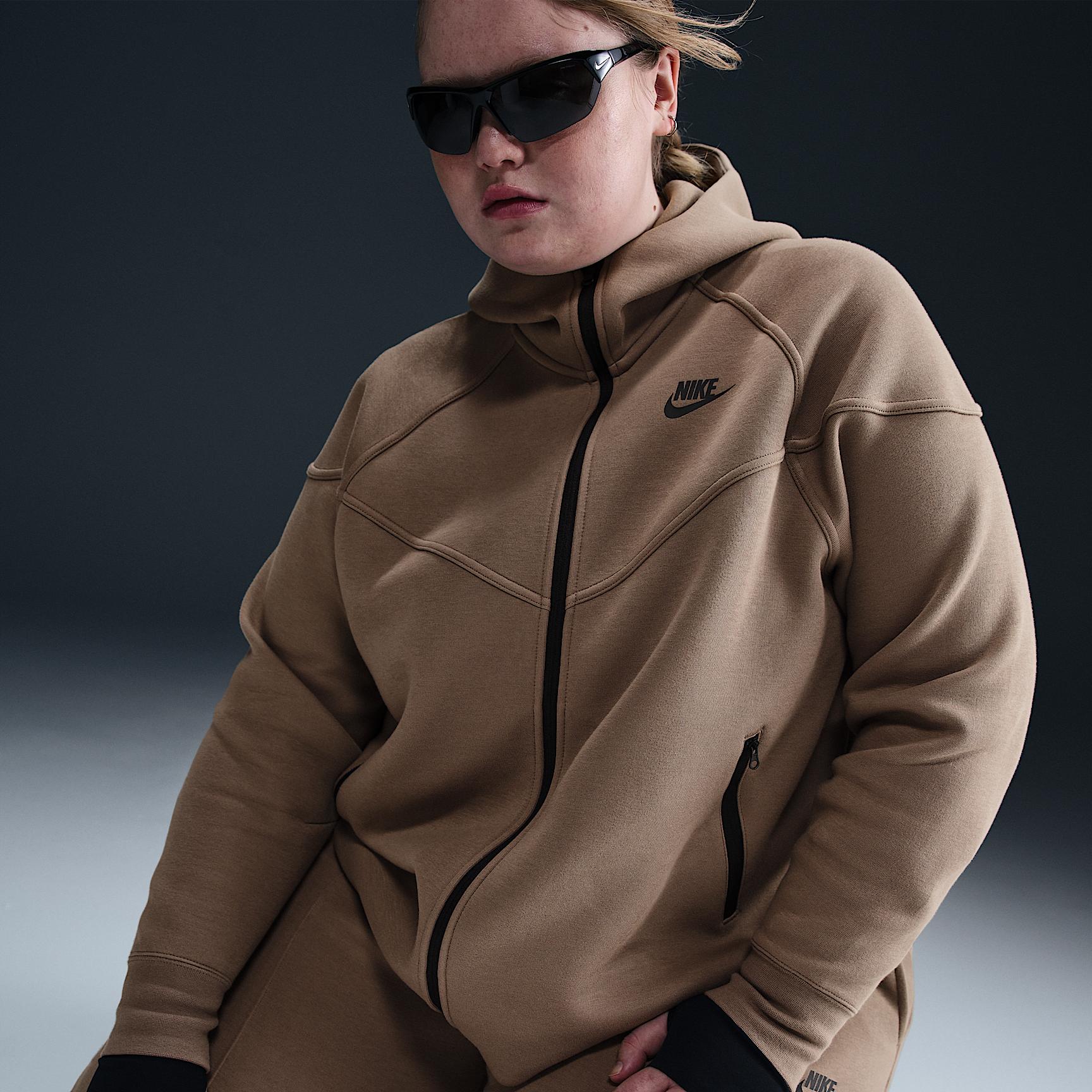 Women's Nike Sportswear Tech Fleece Windrunner Full-Zip Hoodie (Plus Size) Product Image