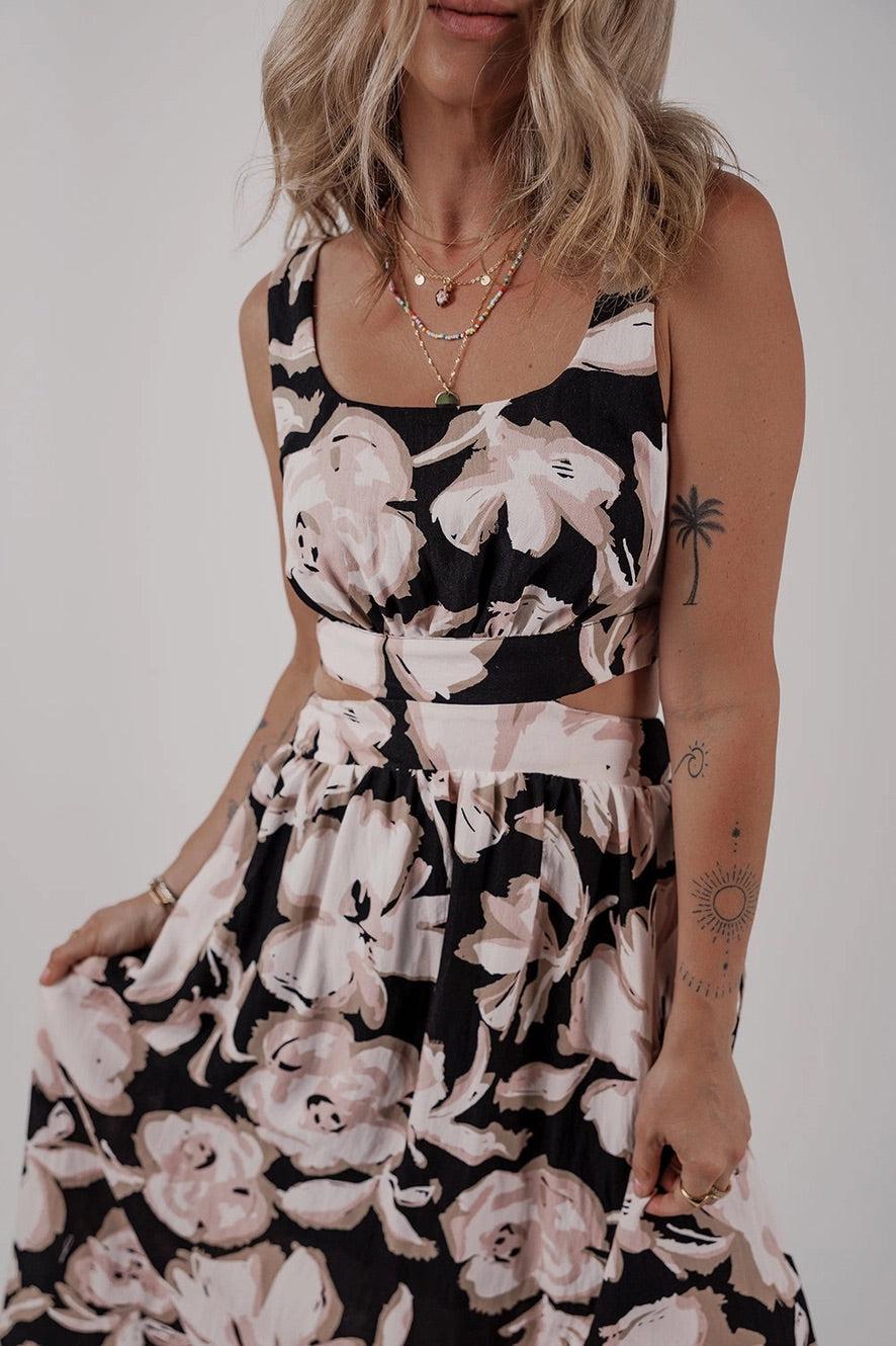 Floral Cutout Maxi Product Image