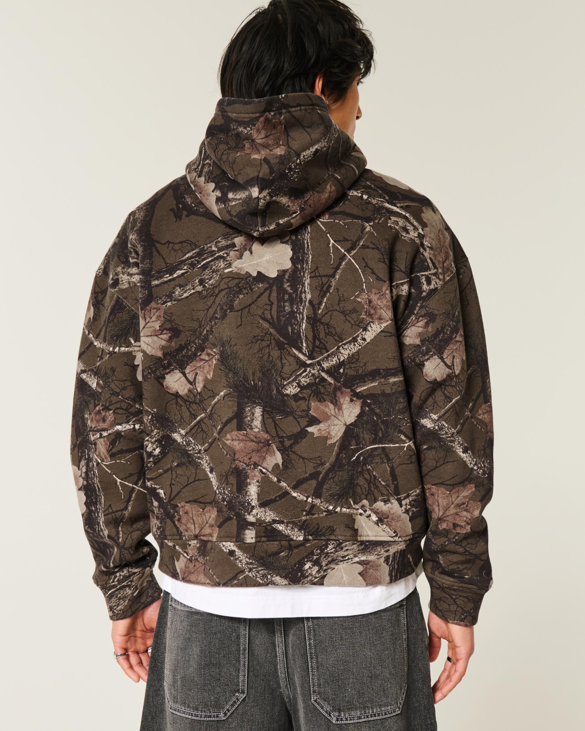 Boxy UConn Graphic Hoodie Product Image