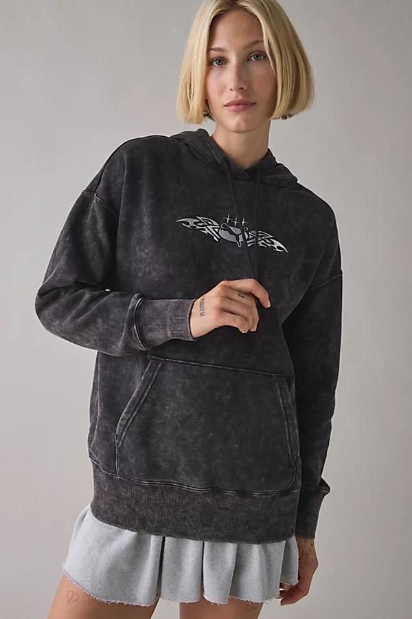 Puma Tech Graphic Washed Hoodie Sweatshirt Womens at Urban Outfitters Product Image