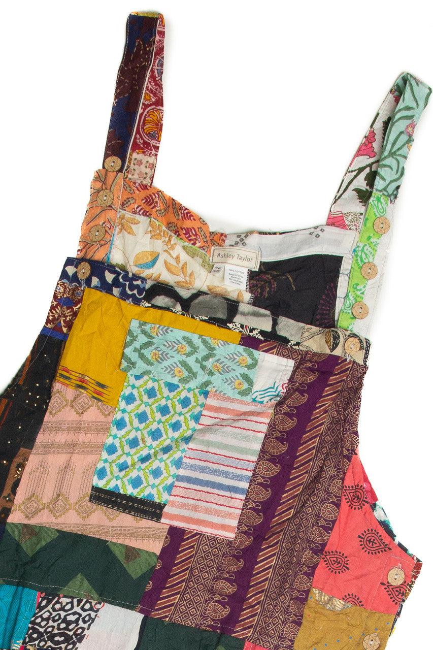 Patchwork Shortalls Product Image
