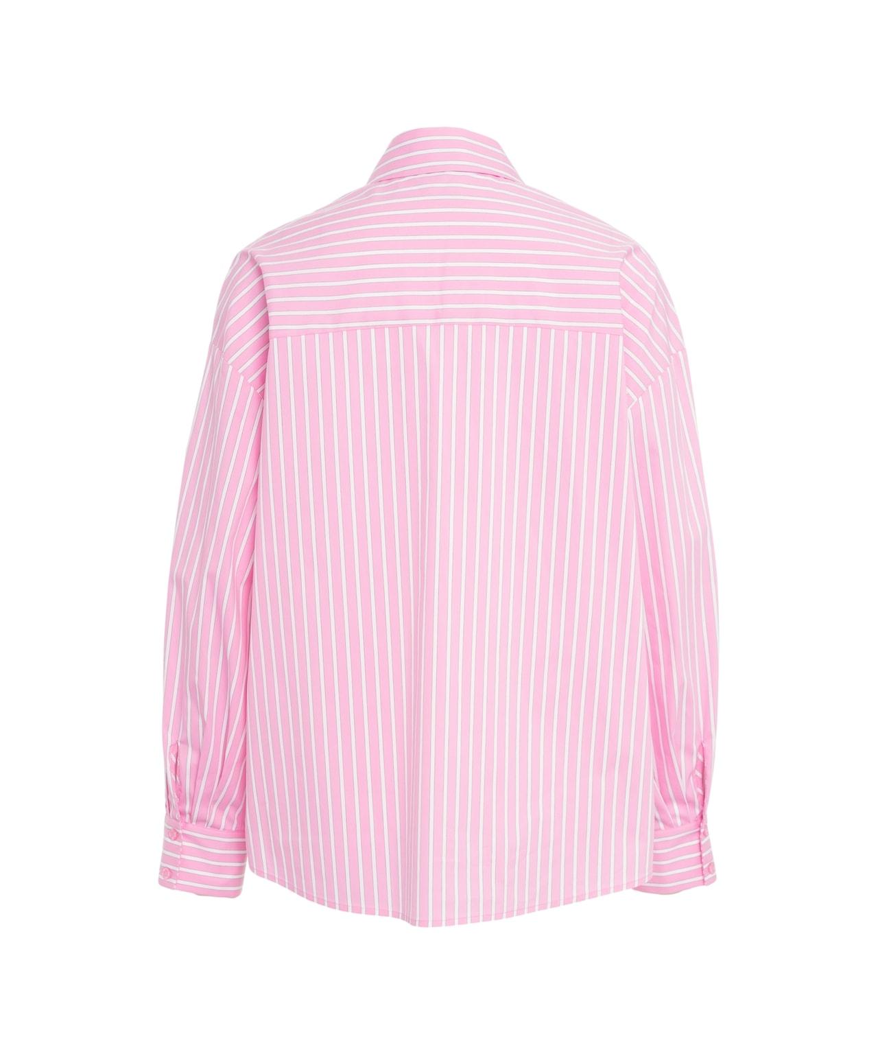 Striped blouse with rhinestones Product Image