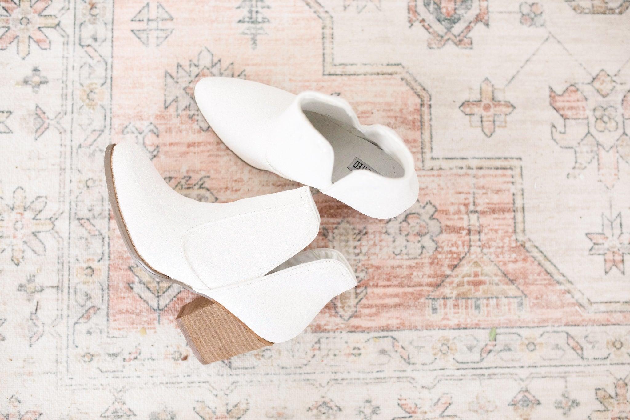 Fiera Booties in White (Online Exclusive) Product Image