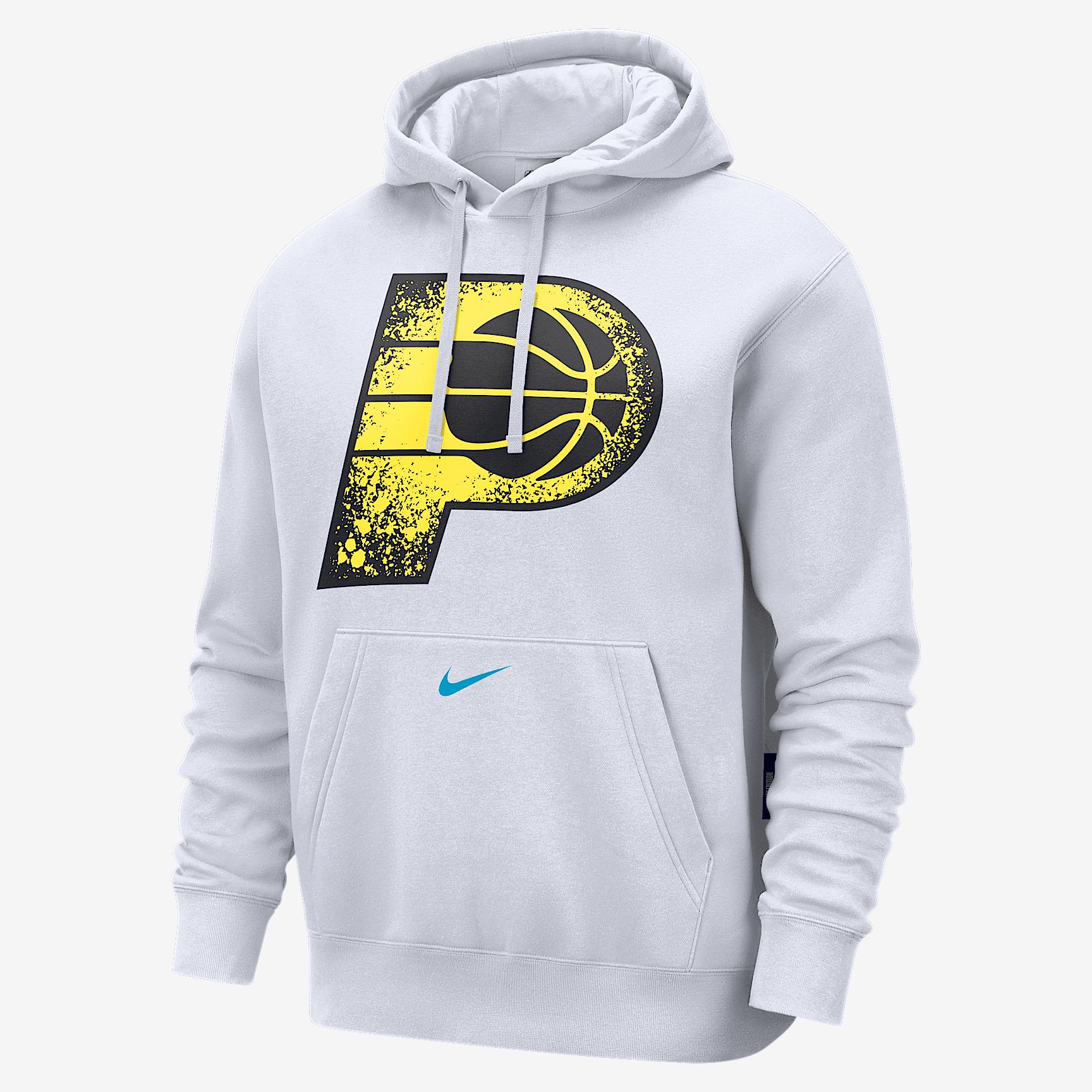 Indiana Pacers Club City Edition Nike Men's NBA Fleece Pullover Hoodie Product Image