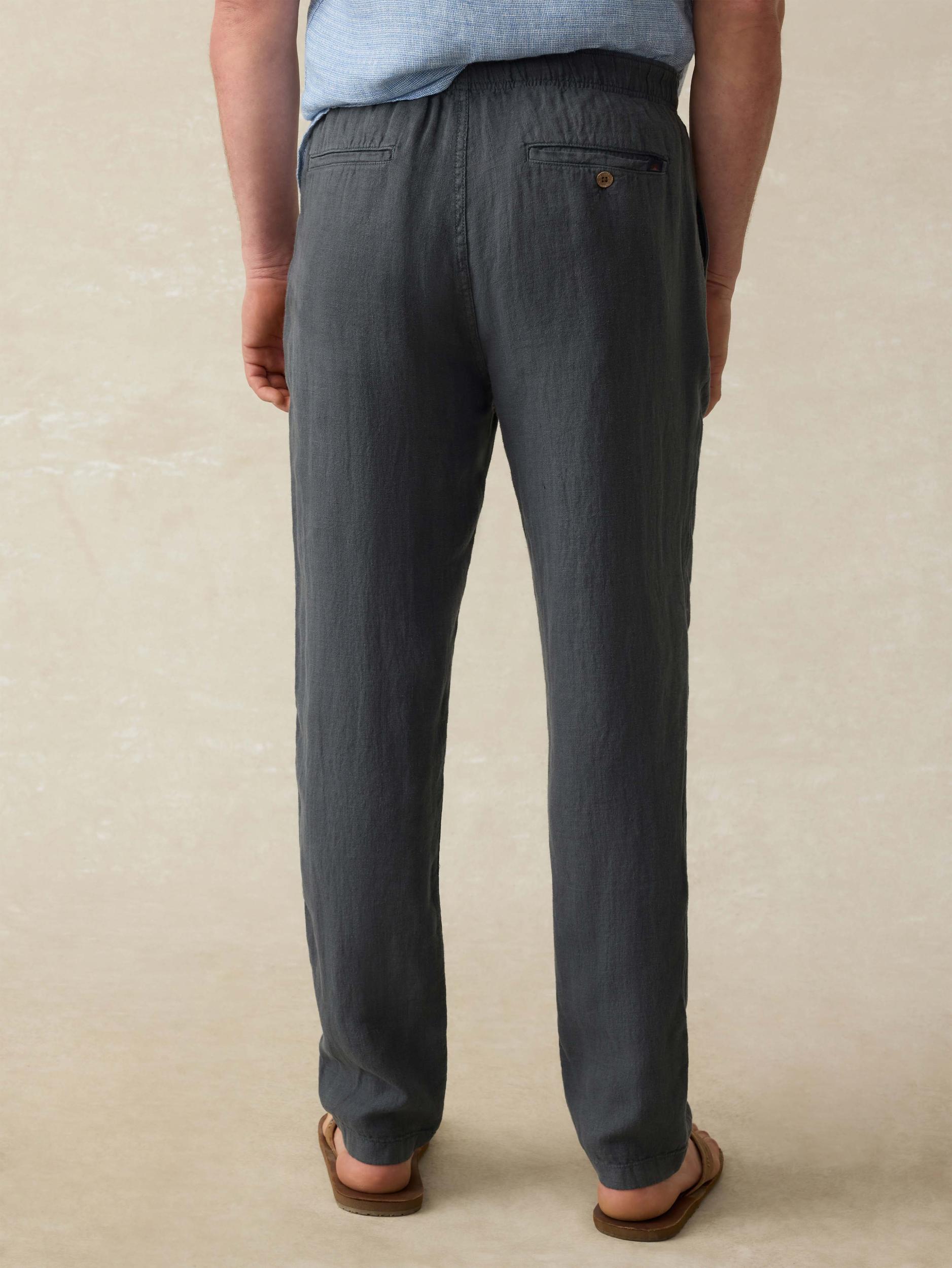 Linen Drawstring Pant Product Image