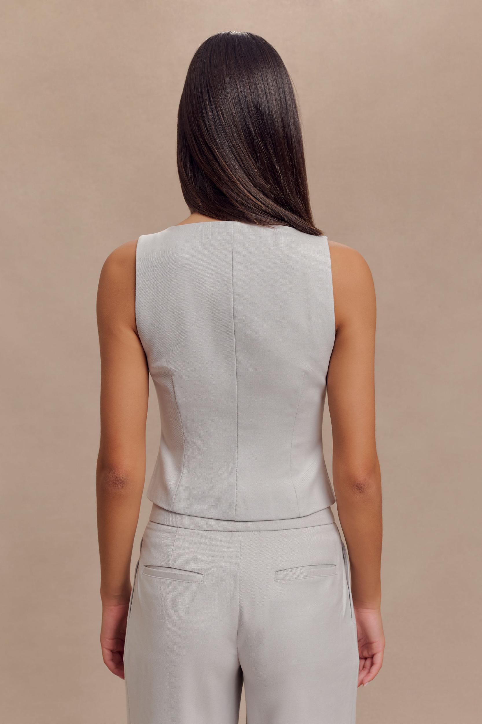 Aspen Suiting Vest - Grey Product Image