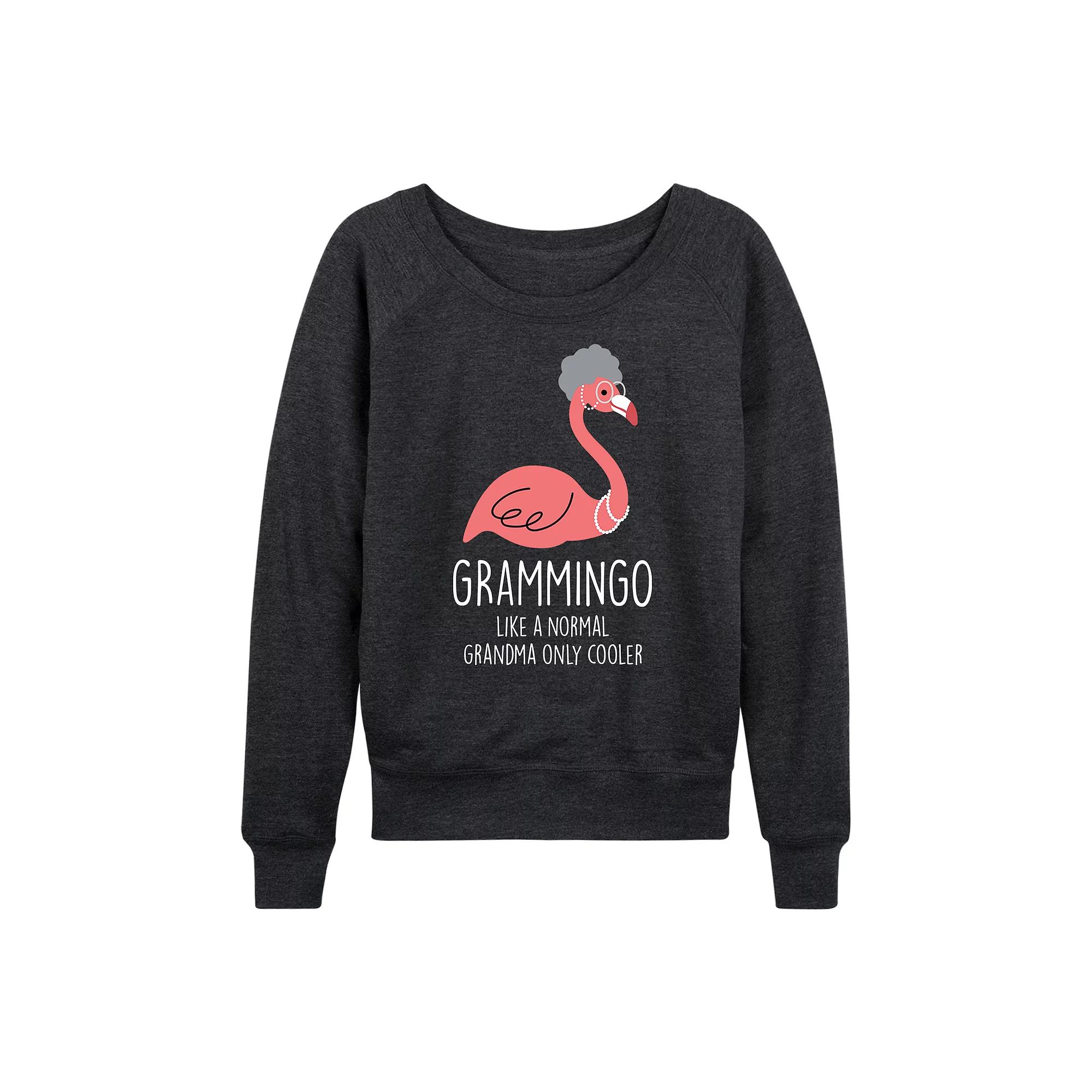 Women's Grammingo French Terry Long Sleeve Tee, Girl's,  Product Image