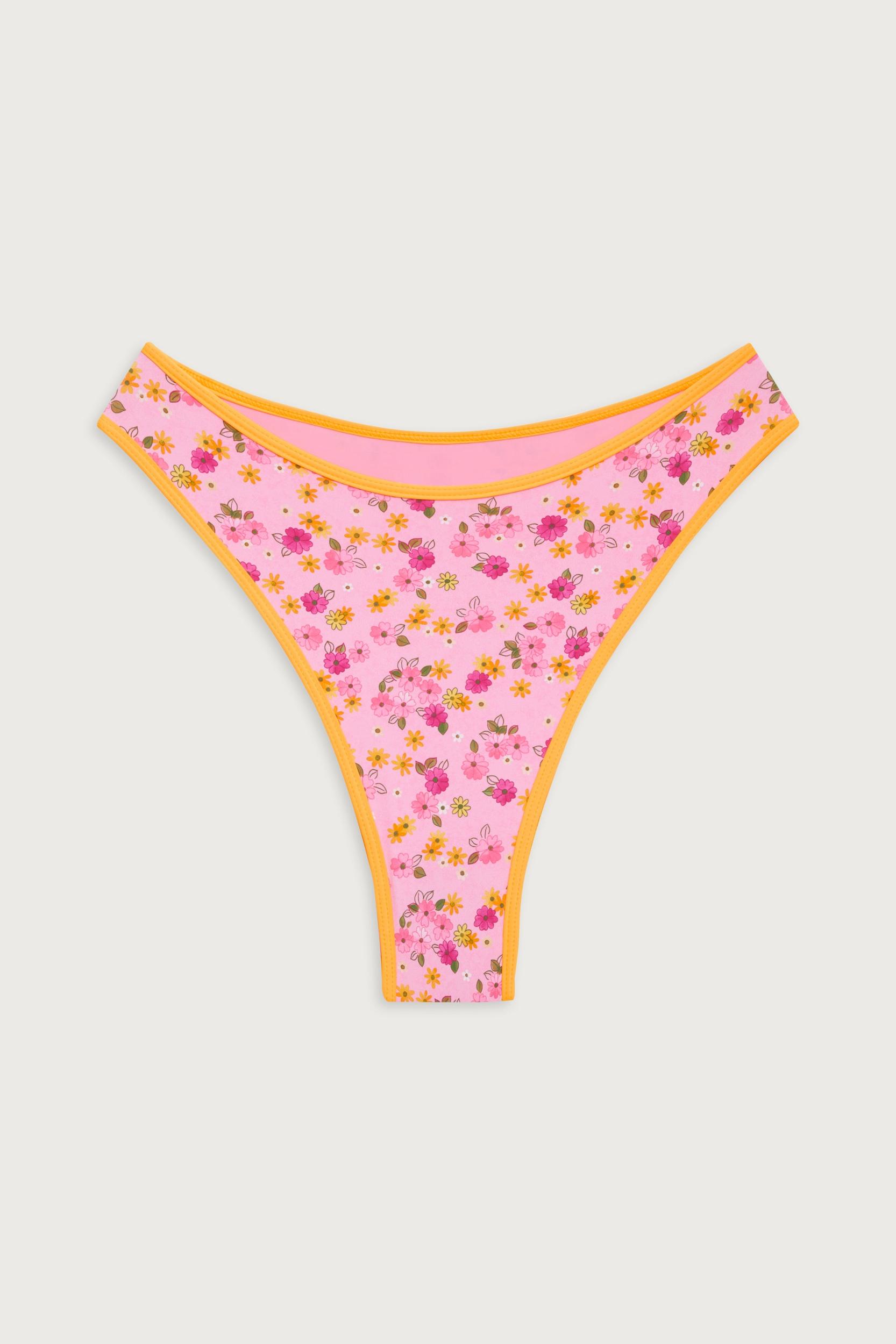 Laura High Waist Cheeky Bikini Bottom - Queen's Bath Product Image