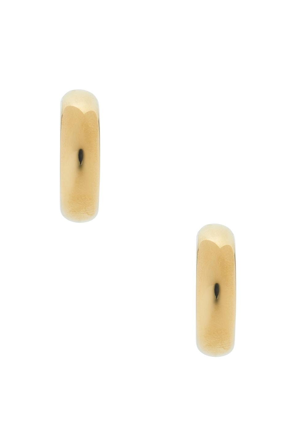 Staple Hoops Small Earrings Jenny Bird Product Image