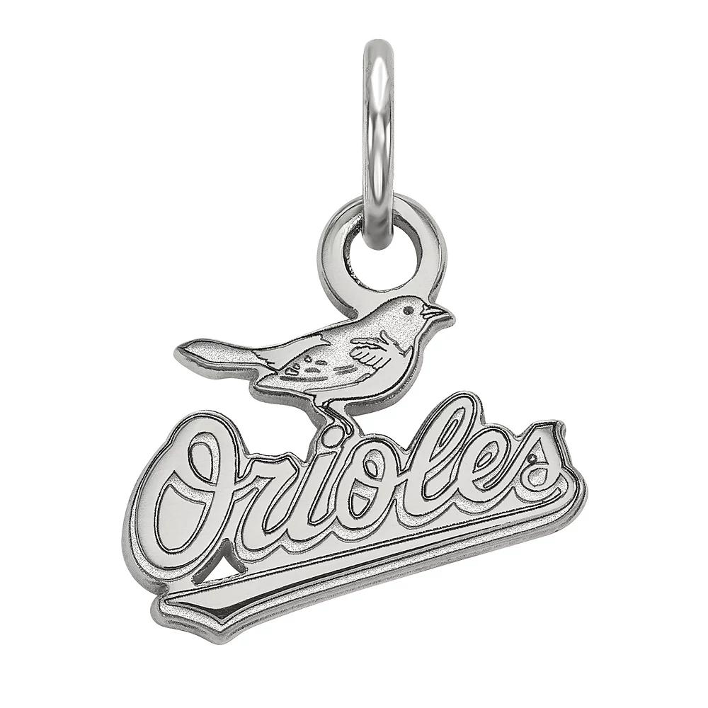 LogoArt Sterling Silver Baltimore Orioles Extra Small Pendant, Women's, Size: 10MM Product Image